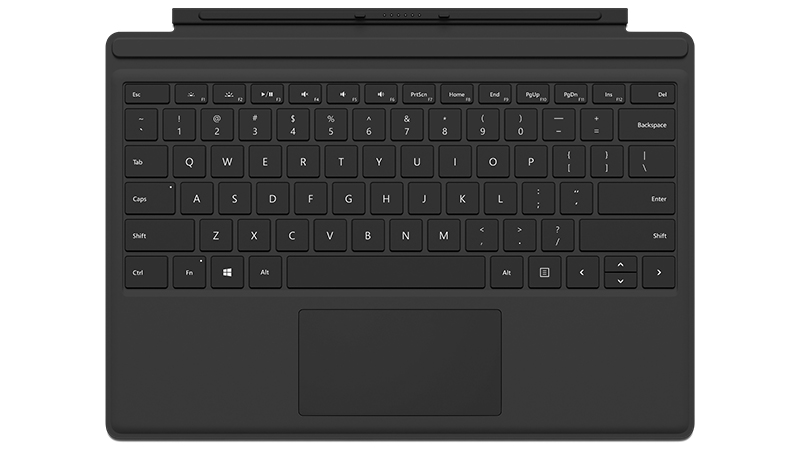 Black Surface Pro Type Cover