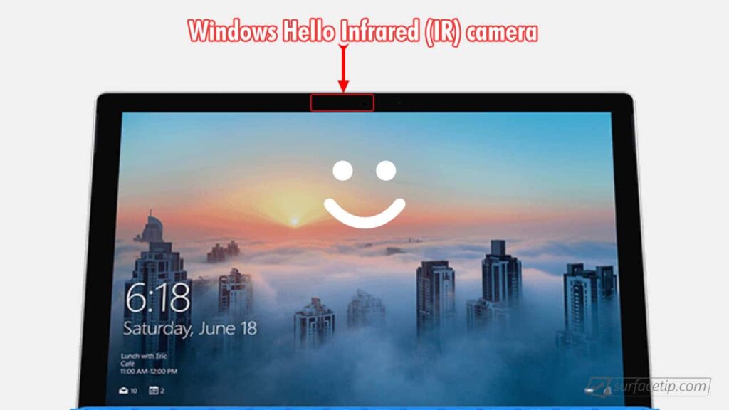 Surface Pro 4 IR Camera Location