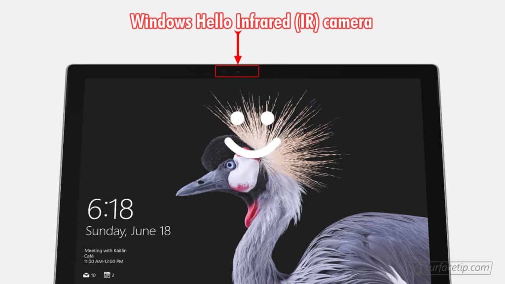 Windows Hello IR Camera on Surface Pro 5